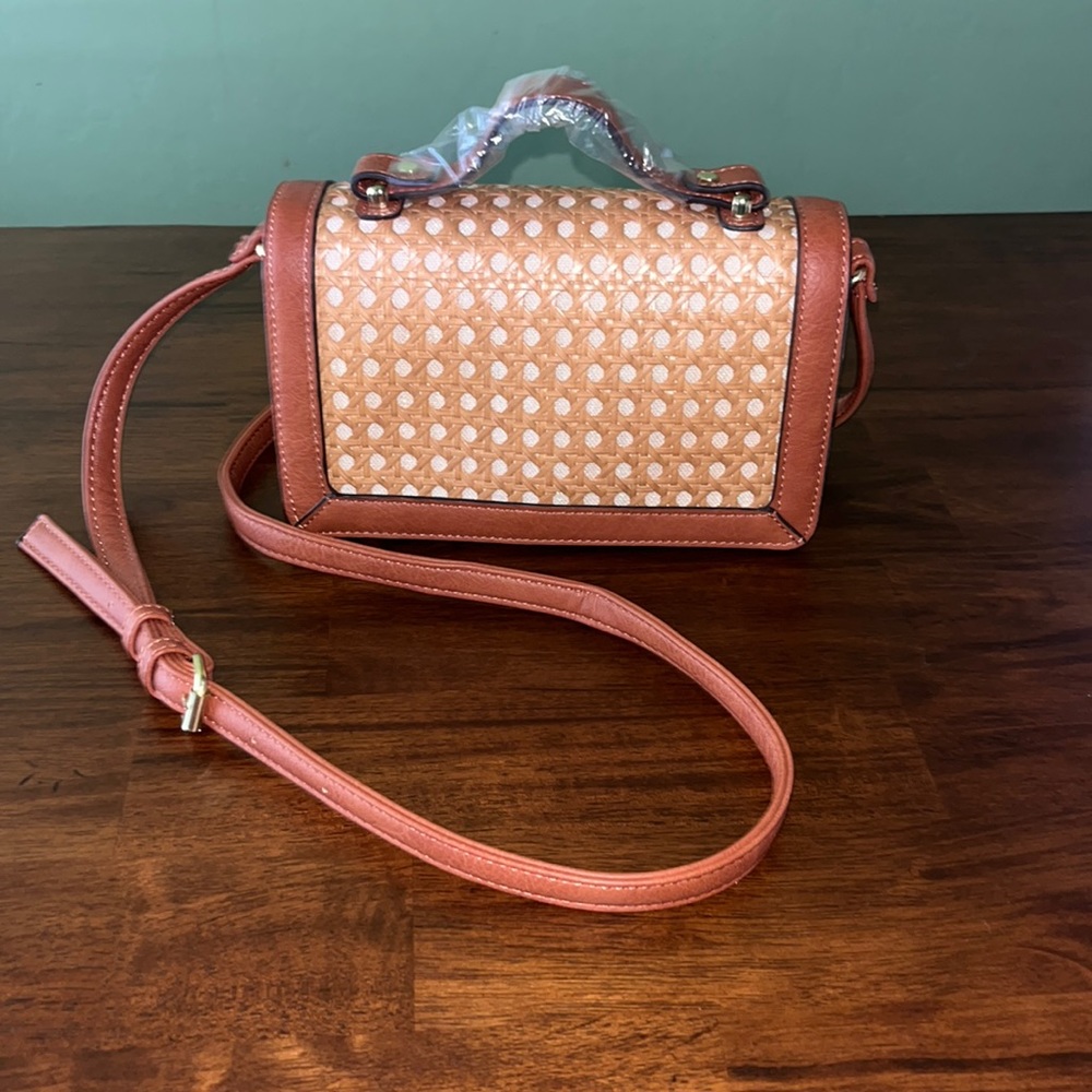 enzo angiolini brown crossbody purse